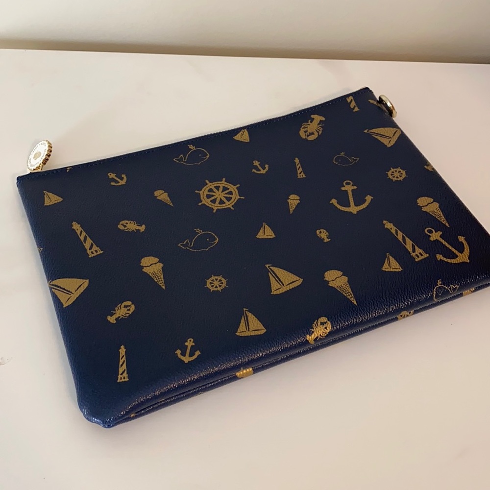 Stoney Clover Lane Nautical Flat Pouch